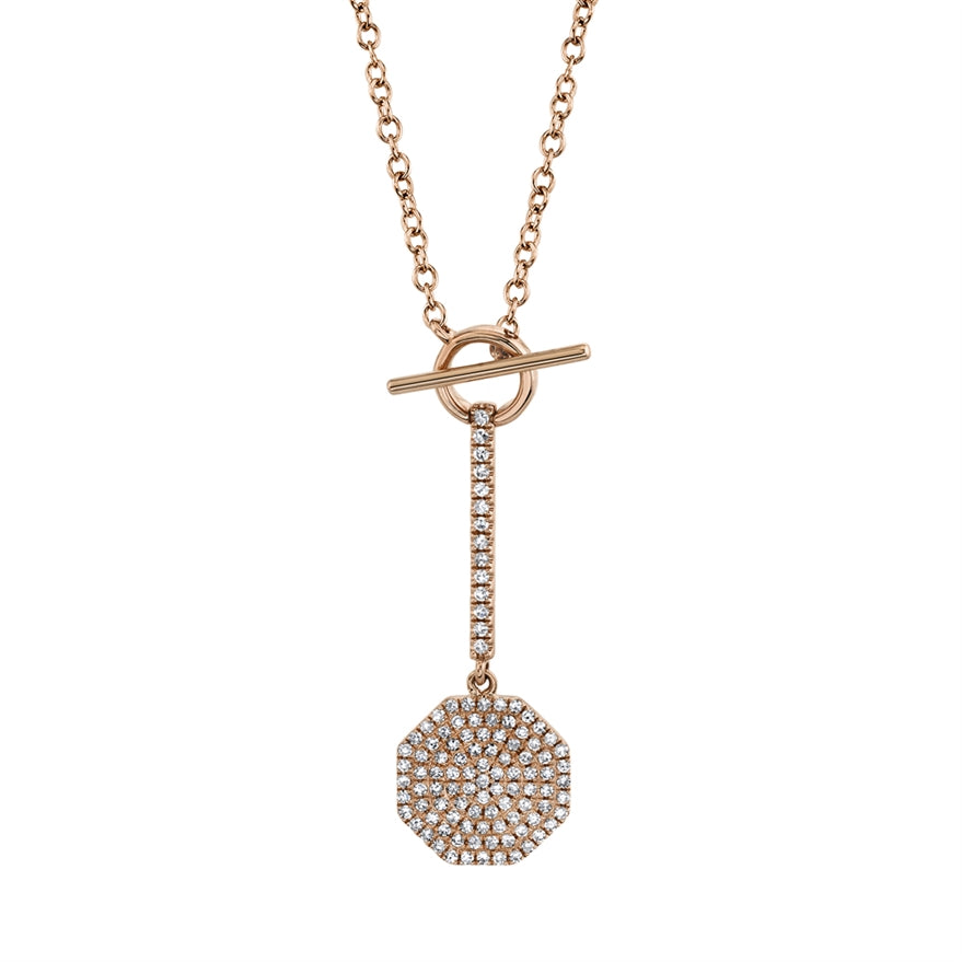 Pave Octagon Necklace